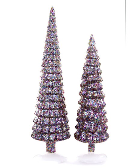 Large Glitter Trees