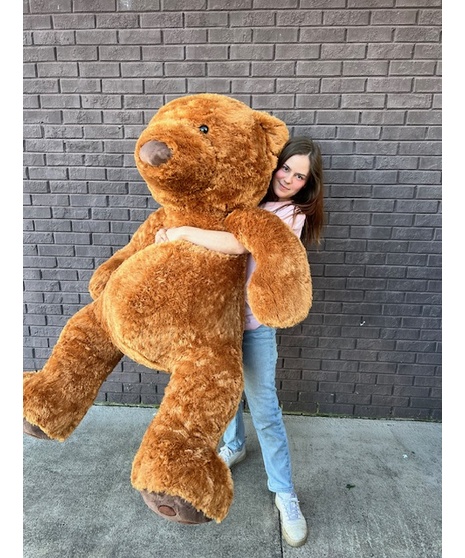 Teddy bear available in sizes from 16 inches to 60 inches.